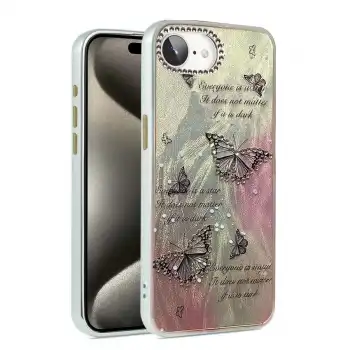 İphone 16e Kılıf Blade Aynalı Desenli Kapak - Desen 6