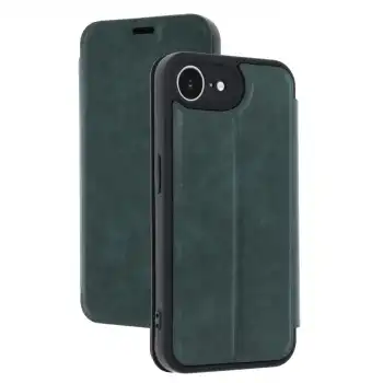 İphone 16e Kılıf Flip Cover - Koyu Yeşil