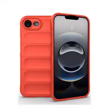 İphone 16e Kılıf Optimum Silikon - Kırmızı