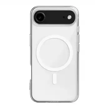 İphone 17 Air Kılıf Magneticsafe Şeffaf Silikon - Şeffaf