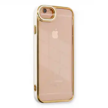 İphone 6 Kılıf Liva Lens Silikon - Beyaz