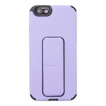 İphone 6 Kılıf Mega Standlı Silikon - Lila