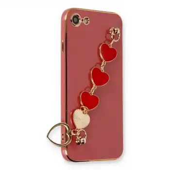 İphone 7 Kılıf Esila Silikon - Kırmızı