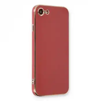 İphone 7 Kılıf Volet Silikon - Kırmızı