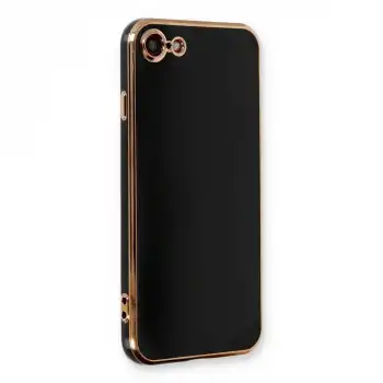 İphone 7 Kılıf Volet Silikon - Siyah