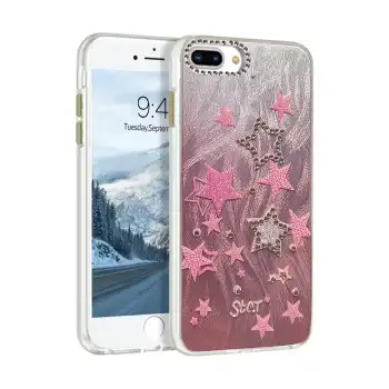 İphone 7 Plus Kılıf Blade Aynalı Desenli Kapak - Desen 7