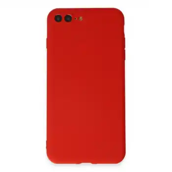 İphone 7 Plus Kılıf First Silikon - Kırmızı