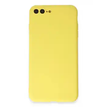 İphone 7 Plus Kılıf First Silikon - Sarı
