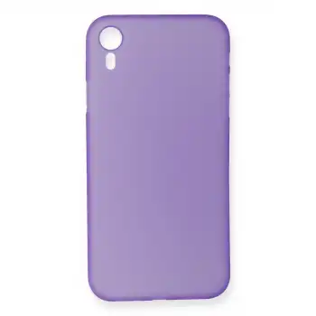 İphone Xr Kılıf Pp Ultra İnce Kapak - Mor
