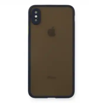 İphone Xs Max Kılıf Montreal Silikon Kapak - Lacivert