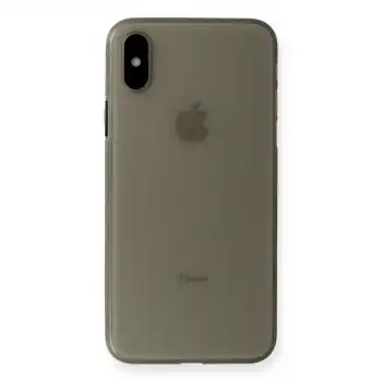 İphone Xs Max Kılıf Pp Ultra İnce Kapak - Gri
