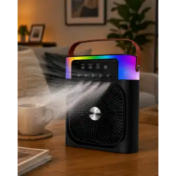 IŞIKLI FAN 5005 SİYAH