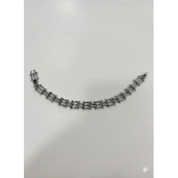 Izgara Tasarım Taşlı Cm Bileklik