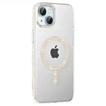 Joko Apple İphone 14 Move Taşlı Magsafe Kapak - Pembe