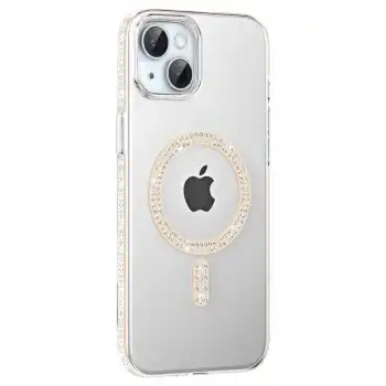 Joko Apple İphone 14 Move Taşlı Magsafe Kapak - Pembe