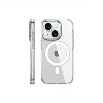 Joko Apple İphone 15 Pro Kılıf Crystal Magsafe Kapak - Şeffaf