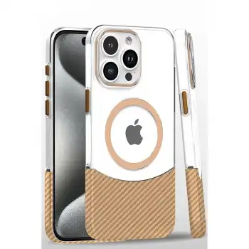 Joko Apple İphone 16 Pro Carbon Puzzle Magsafe Kapak - Desert