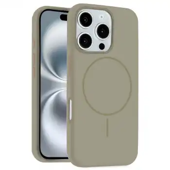 Joko Apple İphone 16 Pro Max Kılıf Jully Magsafe Kapak - Çöl Titanyum