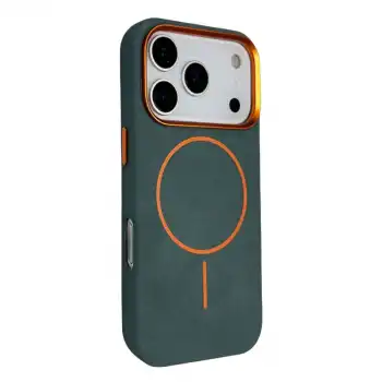 Joko Apple İphone 17 Pro Max Luno Deri Magsafe Kapak - Yeşil