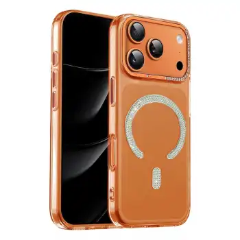 Joko Apple İphone 17 Pro Max Tash Diamond Magsafe Kapak - Turuncu