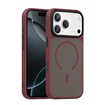 Joko Apple İphone 18 Pro Megane Magsafe Kapak - Bordo
