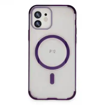 Joko İphone 12 Hilton Magsafe Kapak - Derin Mor