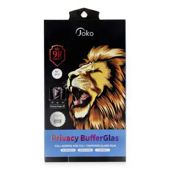 Joko İphone 14 Pro Max Buffer Hayalet Cam Ekran Koruyucu - Siyah
