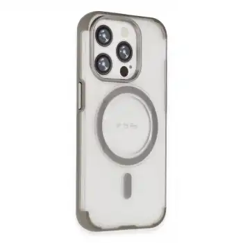 Joko İphone 15 Pro Max Hilton Magsafe Kapak - Titan Gri