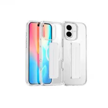 Joko İphone 16 Kılıf Alfa Magsafe Standlı Kapak - Şeffaf