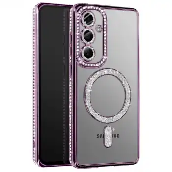 Joko Samsung Galaxy A57 5g Joke Simli Magneticsafe Kılıf - Derin Mor