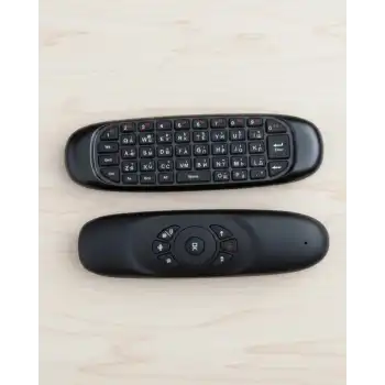 Kablosuz Air Mouse Mini Klavye Çok Fonksiyonlu