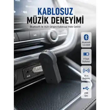 Kablosuz Bağlantı ile Müzik ve Görüşme Araç Kiti