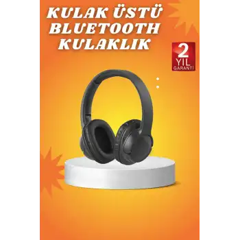 Kablosuz Bluetooth Kulaklık Kulak Üstü Mikrofonlu 5.0 Bluetooth ANC Özelliği