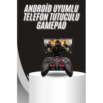 Kablosuz Oyun Kolu Bluetooth Joystick Gamepad Android Uyumlu
