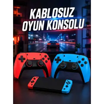 Kablosuz Oyun Konsolu HDMI Çıkışlı Çift Kontrolcülü Retro Oyun Seti