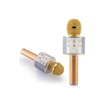 Karaoke Mikrofon Dahili Hoparlörlü Sd-usb-aux Girişli Bluetooth Hoparlör