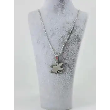Kartal Figürü Çelik Erkek Kolye