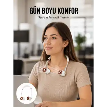 Katlanabilir Asılabilir Fan | USB Şarjlı, 3 Vitesli Sessiz Mini Fan Yeni Nesil
