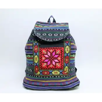 Kilim Desenli Sırt Çantası Alk-1