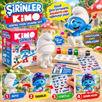 Kimo Şirinler Sürpriz Figür Tasarım Seti