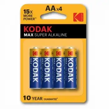 Kodak  4 Adet Max Super Alkalin Kalem Pil