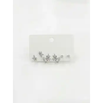 Kutup Yıldızı Altılı Küpe