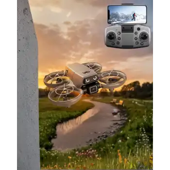 LED Işıklı Mini Drone Kameralı Headless ve APP Destekli