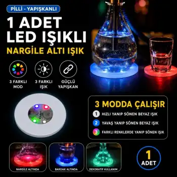 LED Nargile Altı Işık 1 Adet