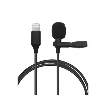 Lightning 2 Metre Double Mikrofon - Siyah