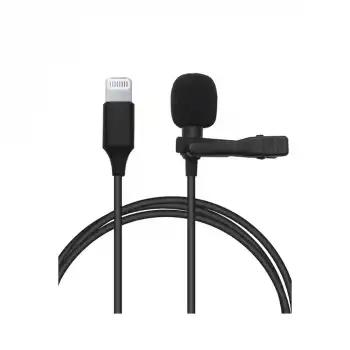 Lightning 2 Metre Double Mikrofon - Siyah