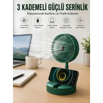 Masaüstü Taşınabilir Mini Soğutucu Vantilatör