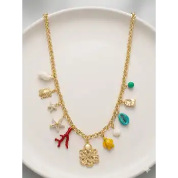 Mercan Dokunuşu Charm Kolye
