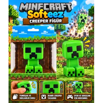 Minecraft Softeez Creeper Figür