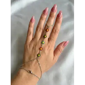 Mineli Papatya Detaylı Çelik Şşahmaran